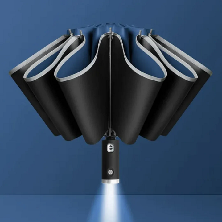 StormShield LED Paraply med Automatisk | Skanto