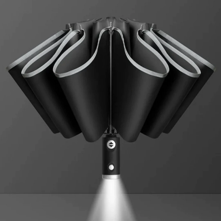 StormShield LED Paraply med Automatisk | Skanto