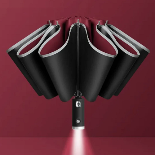 StormShield LED Paraply med Automatisk | Skanto