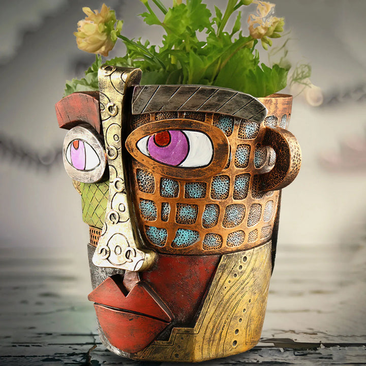 Skanto | Stilig Abstrakt Kunst Plantepotte Ornamenter - RetroVisage