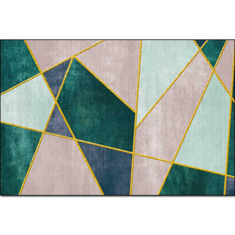 Skanto | Teppe Moderne Geometrisk Polyester Vaskbar Sklisikker