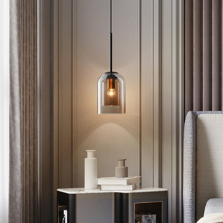 Skanto | Stilig Dobbel Glass Pendant Light - AuraGlass