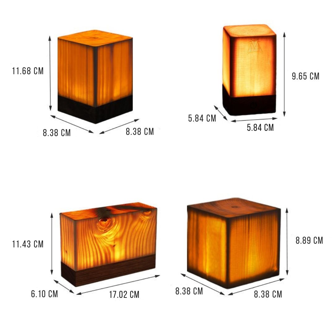 Frendorf | Stilig LED Bordlampe - WoodGlow