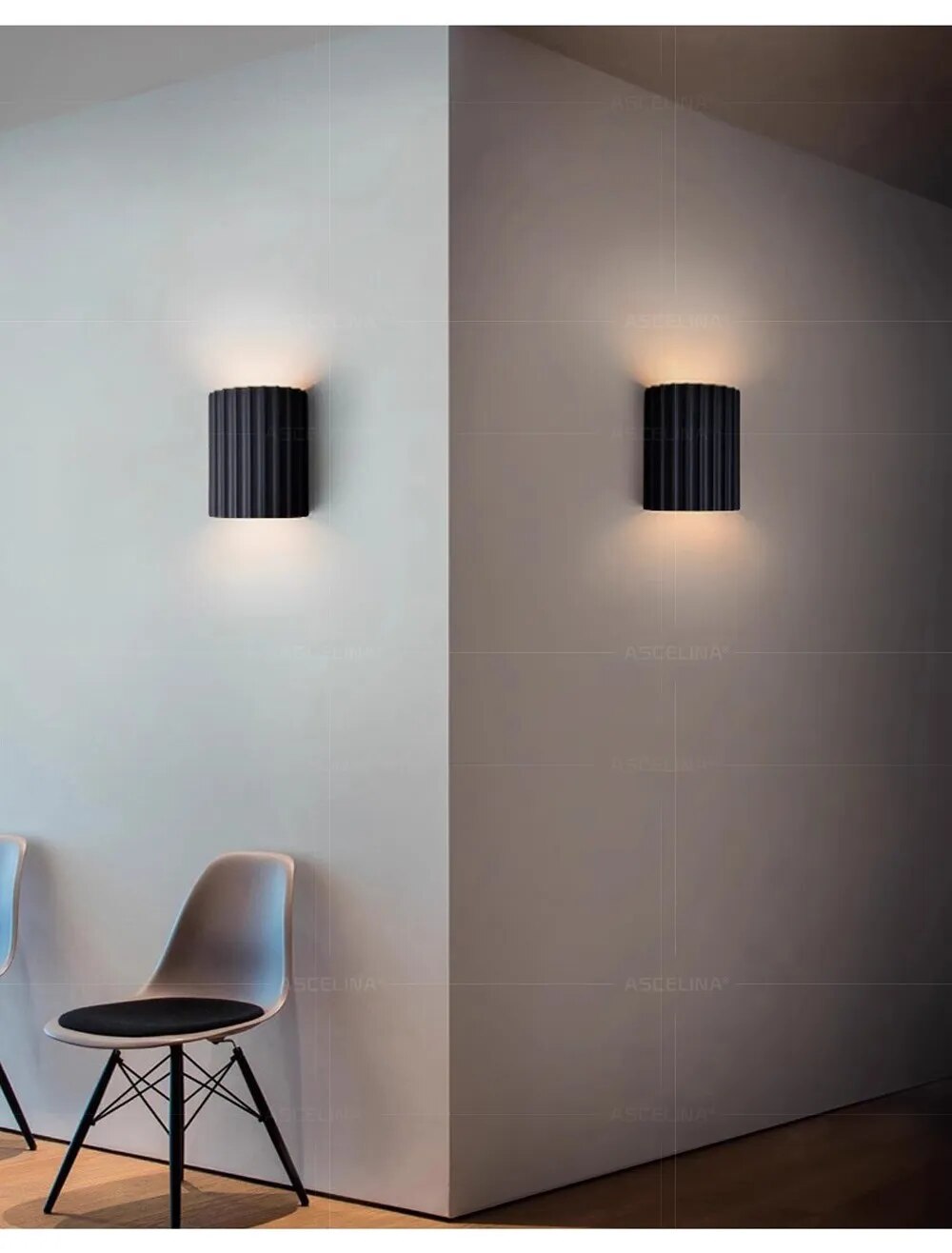 Skanto | STILIGE HARDFIBER VEGGLAMPER - LUMIRESIN