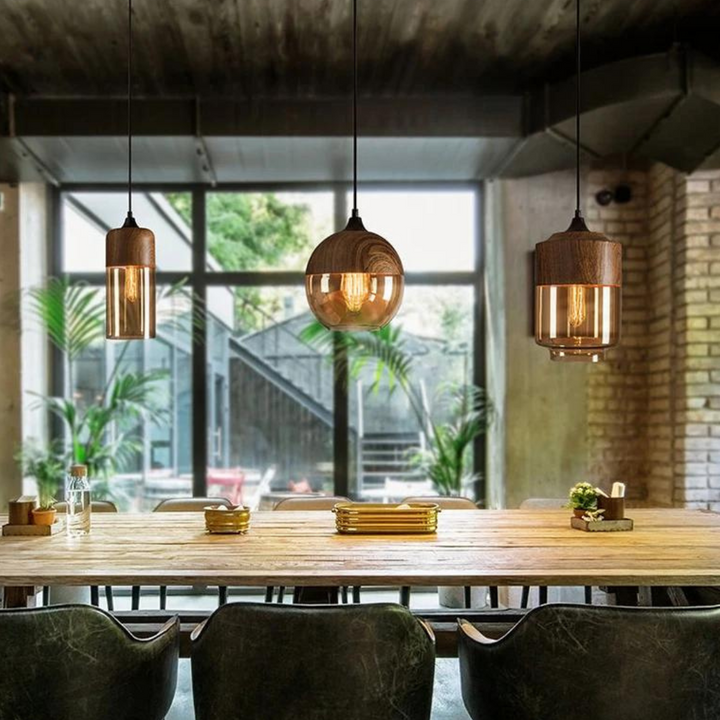 Skanto | Stilig skandinavisk tre-loftlampe - NordLuna