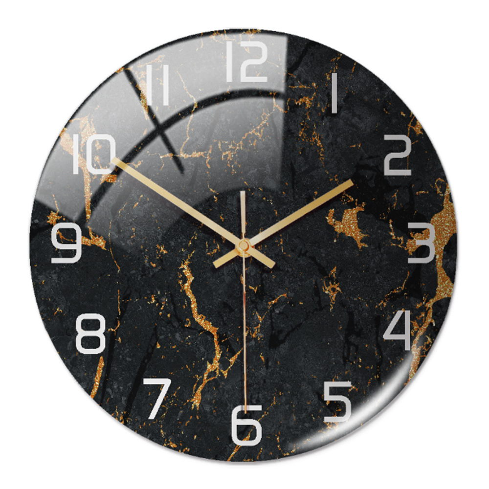 Skanto | Stilig Veggklokke med Marmorstruktur - MarbleTime