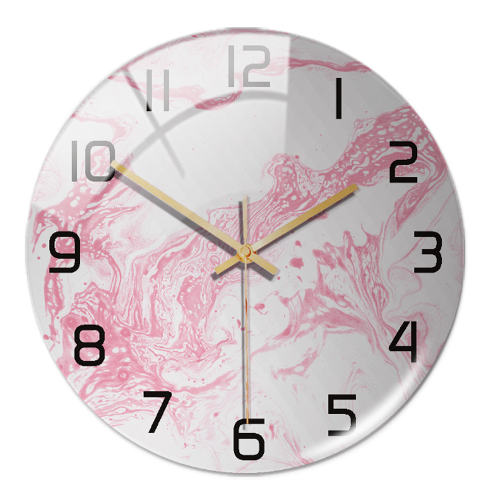 Skanto | Stilig Veggklokke med Marmorstruktur - MarbleTime