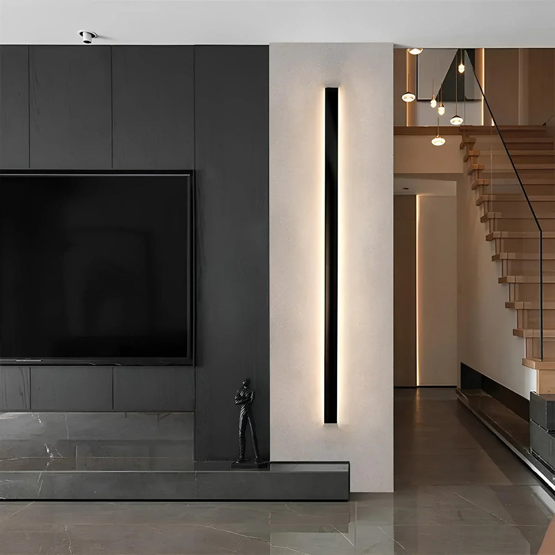 Skanto | Utendørs Vegglampe Svart Aluminium LED Armatur