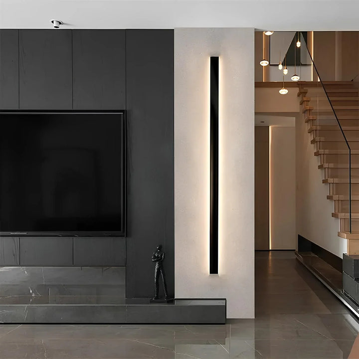 Skanto | Utendørs Vegglampe Svart Aluminium LED Armatur