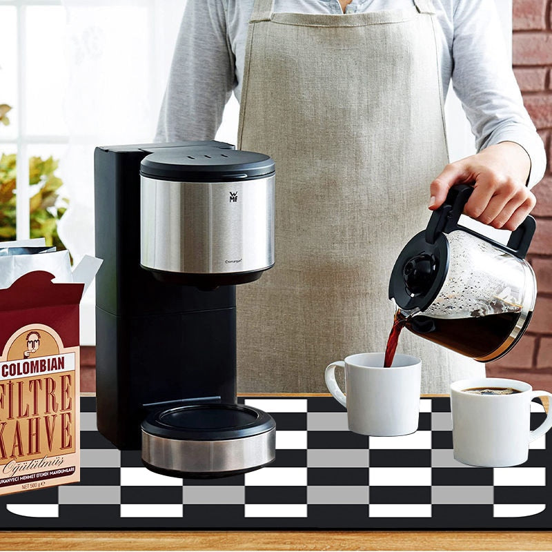 Super Absorbent Dreneringsmat Kjøkken Baderom Blandebatteri Absorberende Matte | Skanto