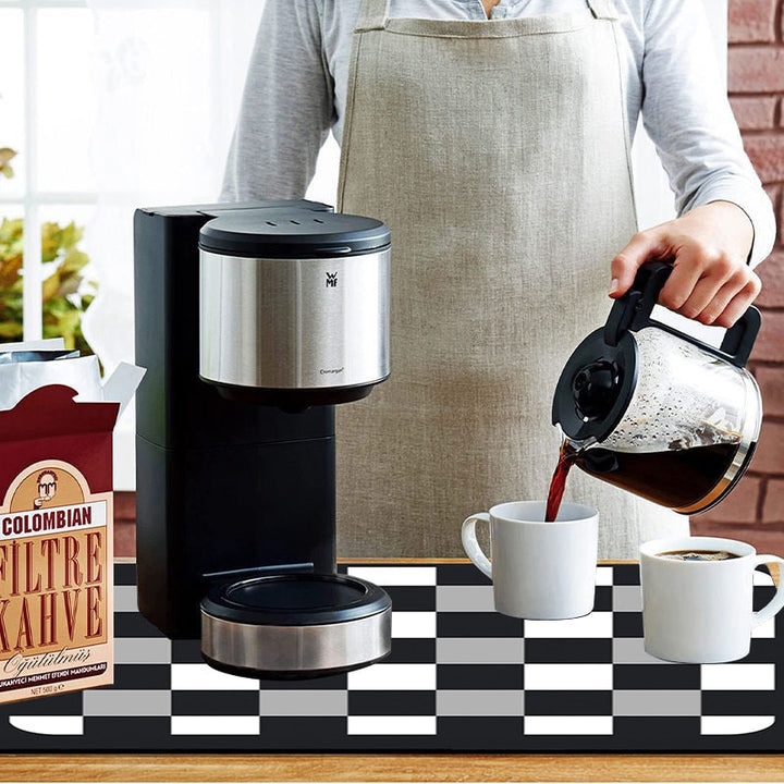 Super Absorbent Dreneringsmat Kjøkken Baderom Blandebatteri Absorberende Matte | Skanto