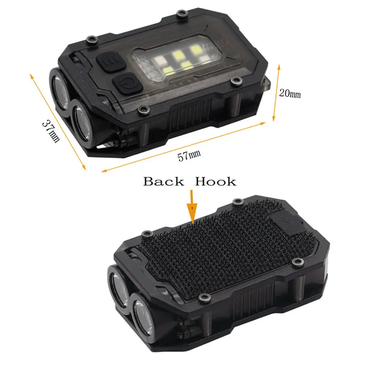 Skanto | Taktisk USB Oppladbar Lommelykt - LumiTac Mini