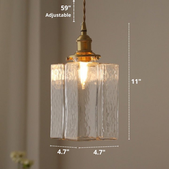 Whitley – Vintage glass pendellamper