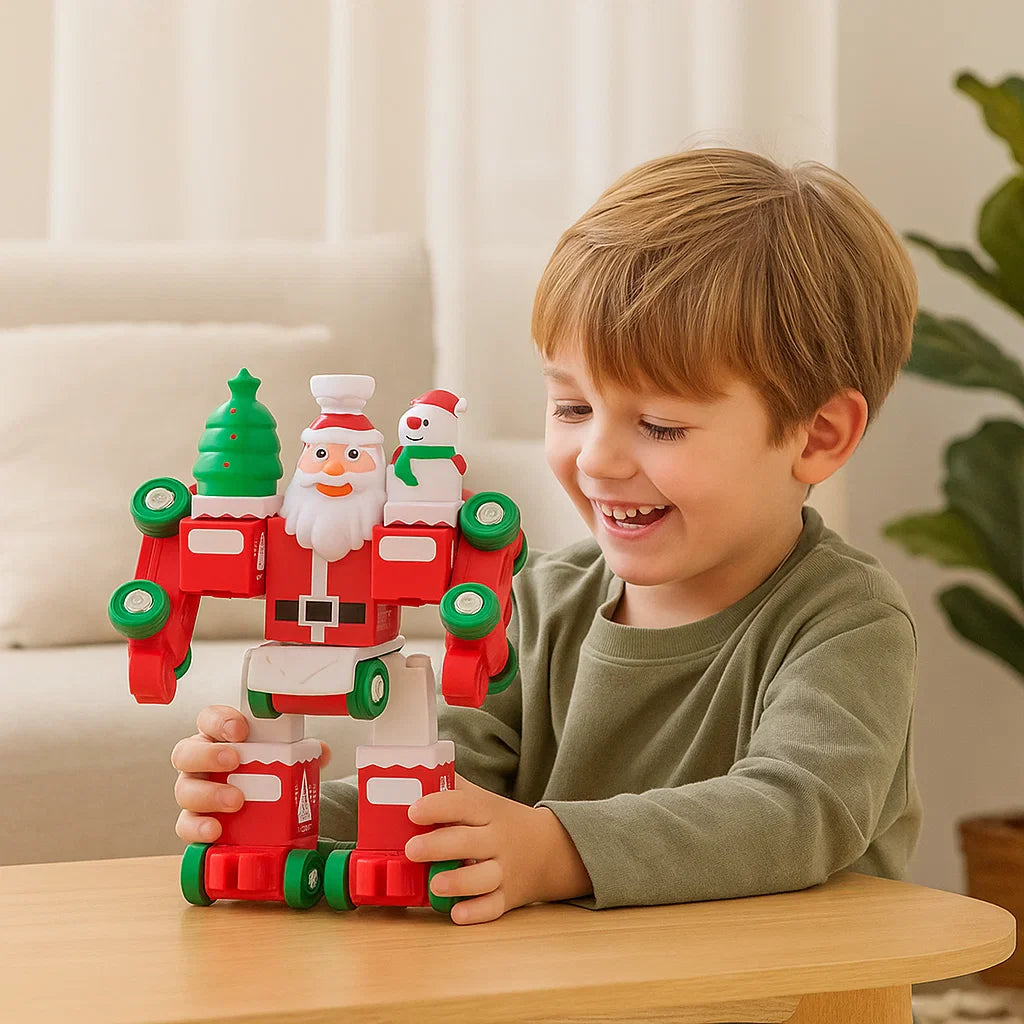 Skanto | 2i1 Transformerende Juletog og Julenisse Robot