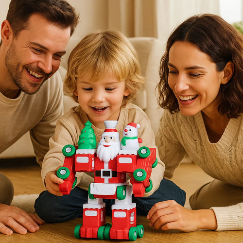 Skanto | 2i1 Transformerende Juletog og Julenisse Robot