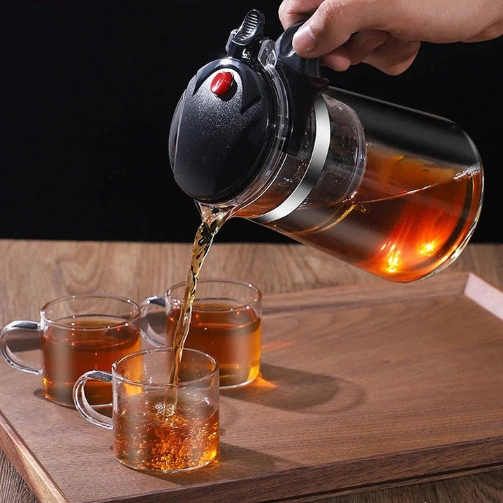 Tekanne for te med infuser Glasskanne varmebestandig tekanna | Skanto