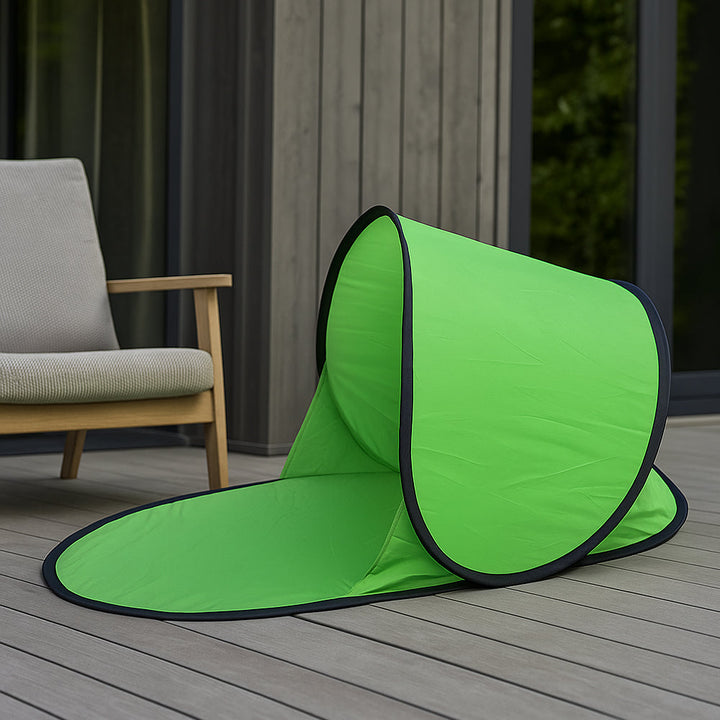 Solbeskyttelsestelt – Pop-up skygge for strand og terrasse | Skanto