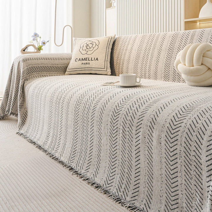 Skanto | TexturaHome – Ripebestandig chenille sofatrekk