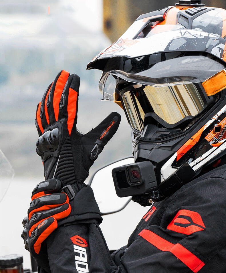COLDARMOR – Wasserdichte Wintermotorradhandschuhe mit isolierendem Schutz