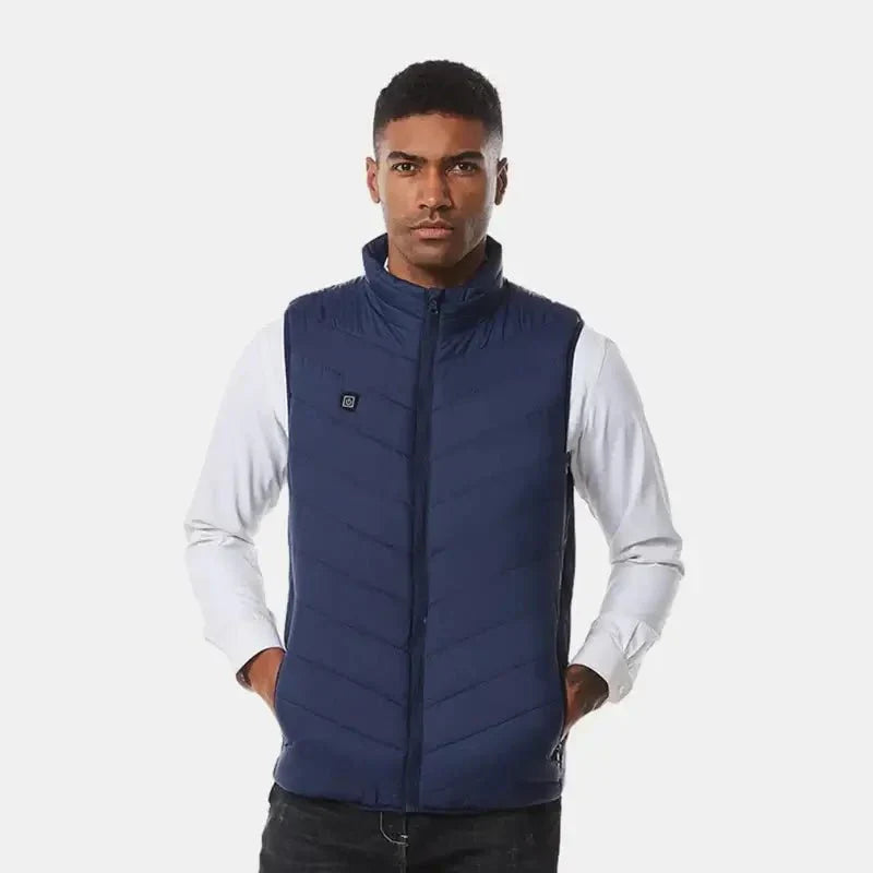 Skanto | Termisk oppvarmet vest | Isolert, designet for fotturer, reise og hverdagsbruk | Damers og herrers oppvarmet vest