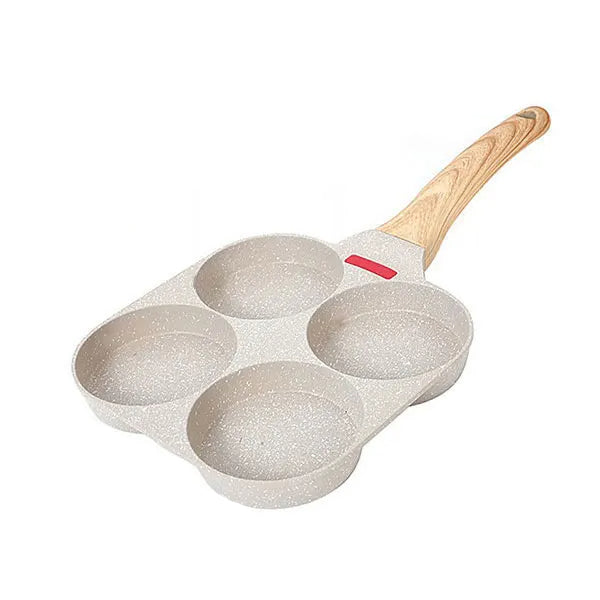 Tykk Omelett Stekepanne med Lokket Nonstick 4 Kopper Pannekakepanne | Skanto
