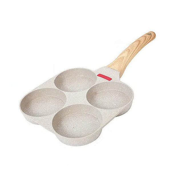 Tykk Omelett Stekepanne med Lok Nonstick 4 Kopper Pannekakepanne | Skanto