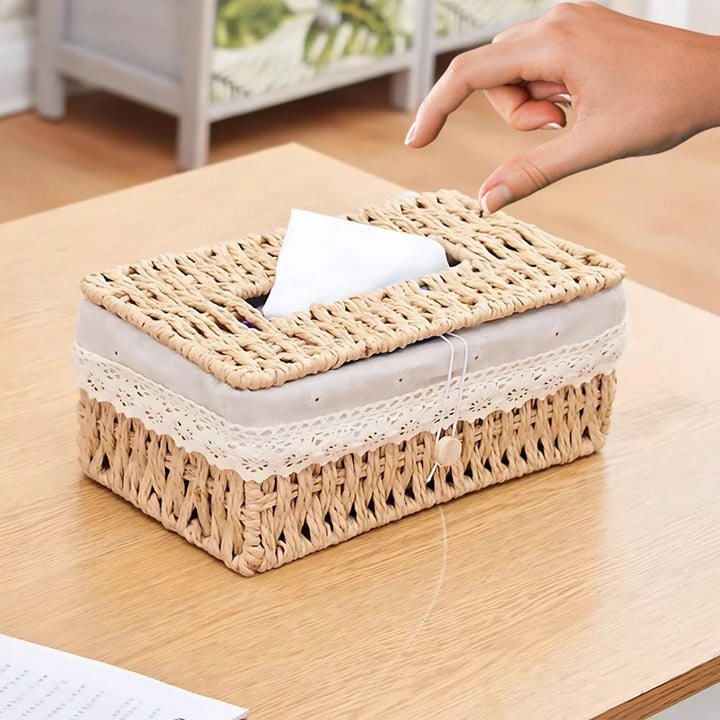 Skanto | Lunor Flettet Veving Tissue Boks