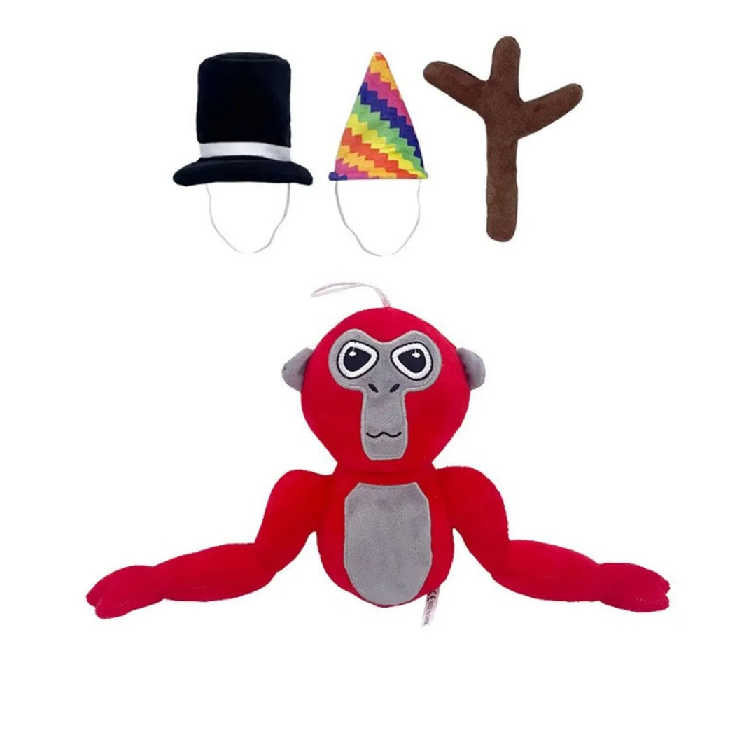 Skanto | Fargerik Monkey Plush Figur