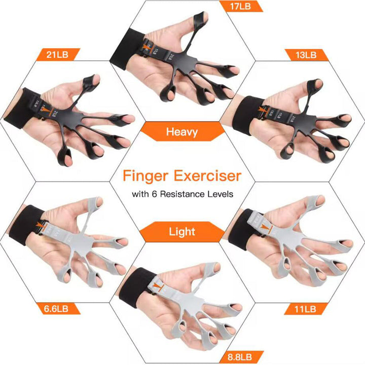 Fingertrener med 3 forskjellige motstander | Skanto
