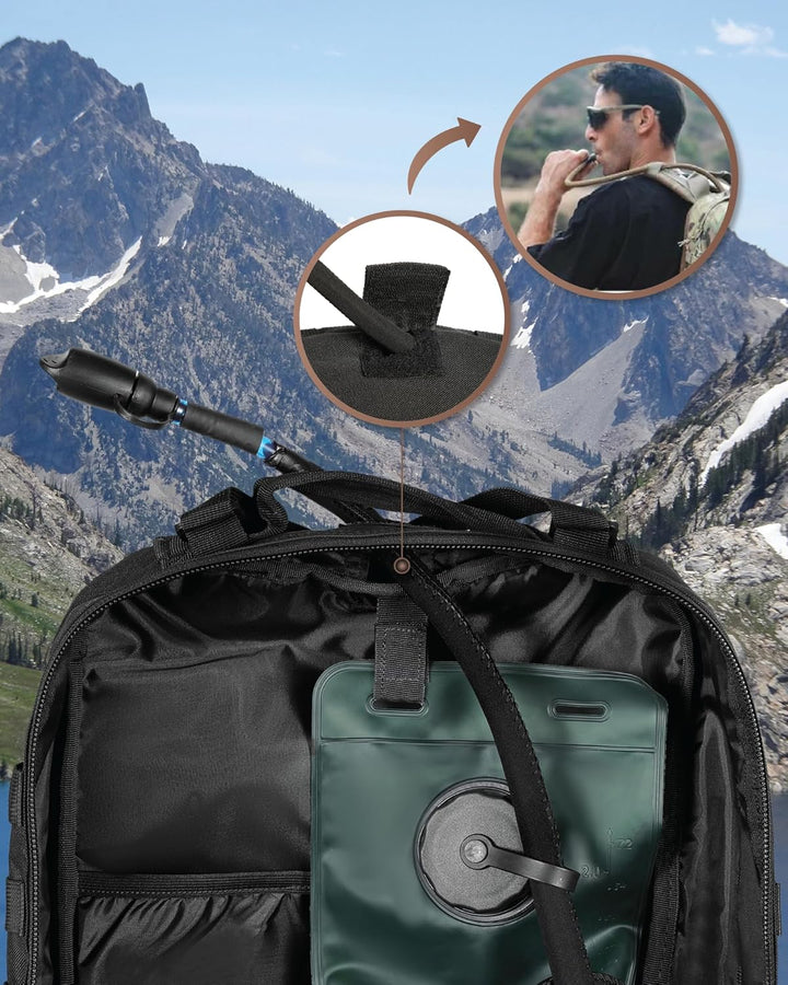 35L Utendørs Taktisk Ryggsekk med Molle System og Laptop Oppbevaring | Skanto