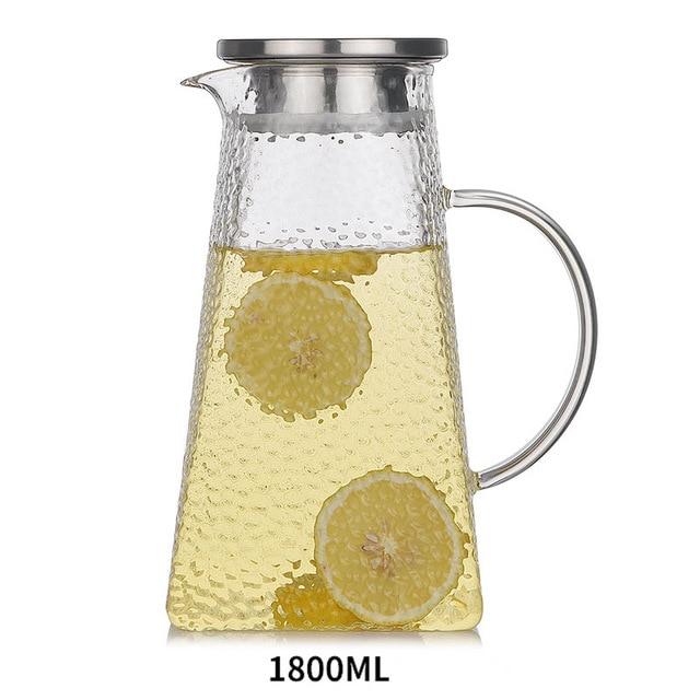 Transparent Glass Tea Kettle With Filter | Skanto