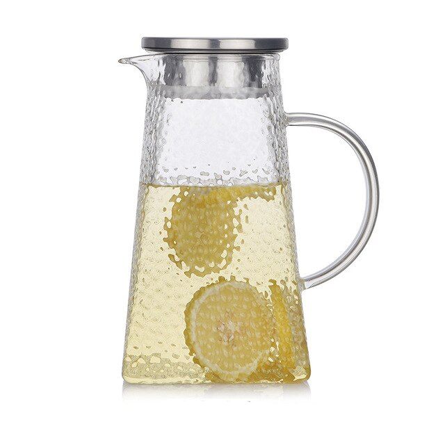 Transparent Glass Tea Kettle With Filter | Skanto
