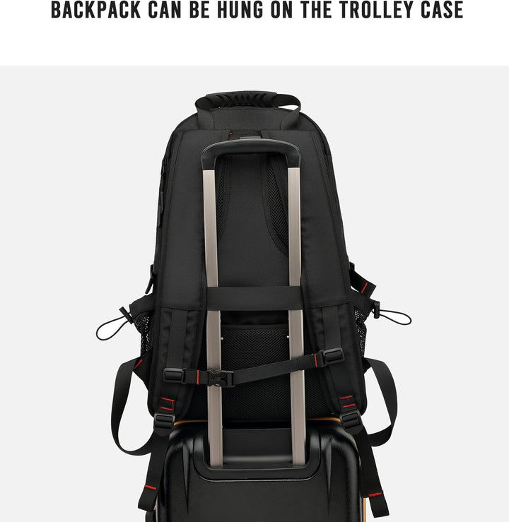 60L Vanntett Reisedatamaskinryggsekk med USB-port og Skoforening | Skanto