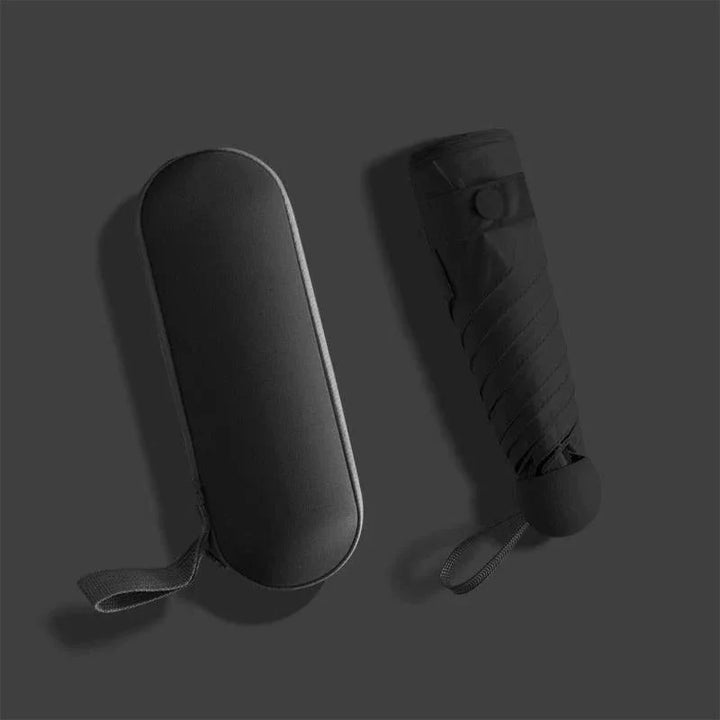 Skanto | Reiseparaply Kompakt Lett Portable UK Sterk Vanntett Sammenleggbare Paraplyer Med 6 Ribbe Reinforced