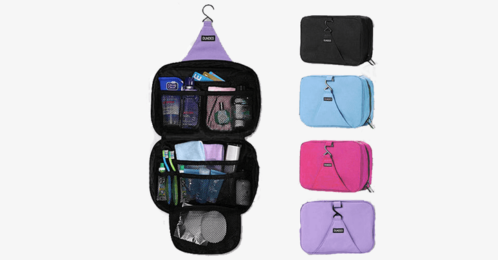 Skanto | Kosmetikkpose Toalettsaker - Reisesekk Vanntett Kompakt Hengende Personlig Pleie Hygiene Bag