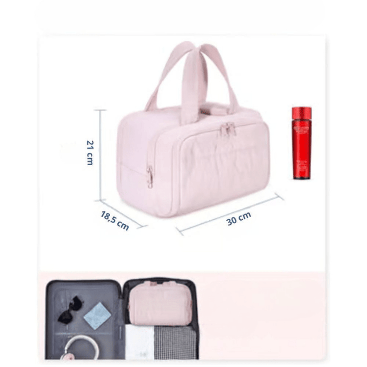 Skanto | Travelsmart Kit – Kompakt toalettveske med krok og vanntette rom