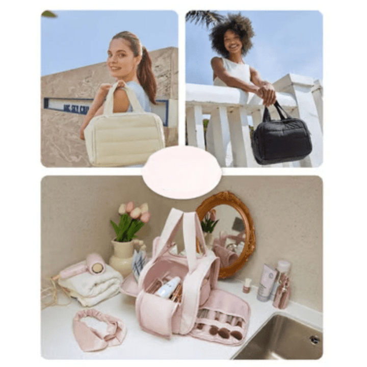Skanto | Travelsmart Kit – Kompakt toalettveske med krok og vanntette rom