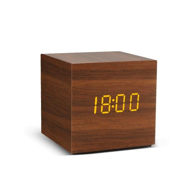 Skanto | Tre Minimalistisk LED Vekkerklokke