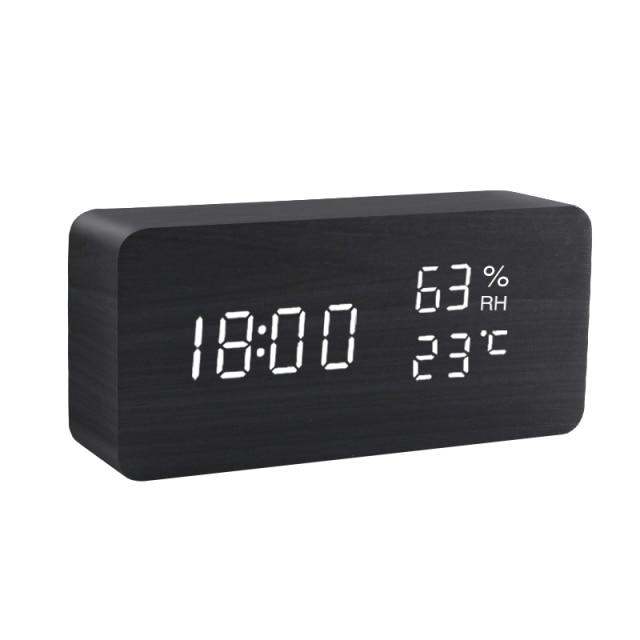 Skanto | Tre Minimalistisk LED Vekkerklokke