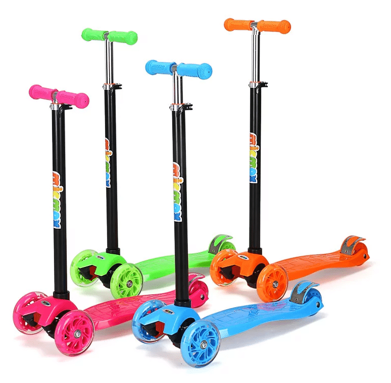 Roller 3 hjul med LED-lys (Blå eller Rosa) | Skanto