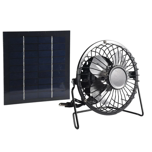 Mini solardrevet ventilasjonsvifte – 5W bærbar avtrekksvifte for kontorer og utendørs | Skanto