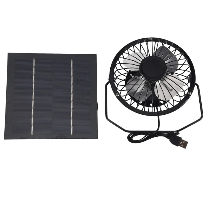 Mini solardrevet ventilasjonsvifte – 5W bærbar avtrekksvifte for kontorer og utendørs | Skanto