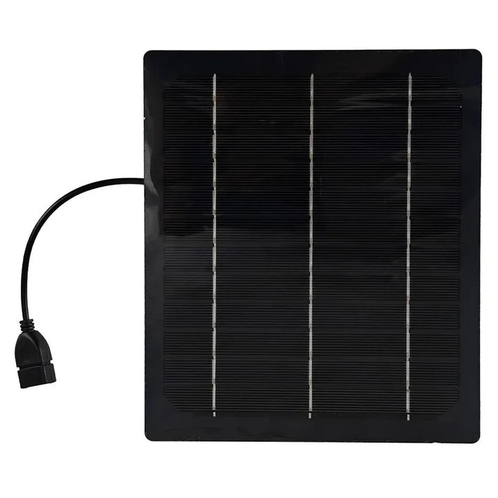 Solcelldrevet campingvifte med USB - Bærbar solvifte for utendørs camping, fotturer, fiske, reise | Skanto