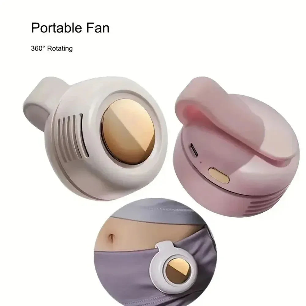 Whirlwind Leafless Mini Fan – USB Oppladbar & Bærbar Vifte for Utendørs | Skanto