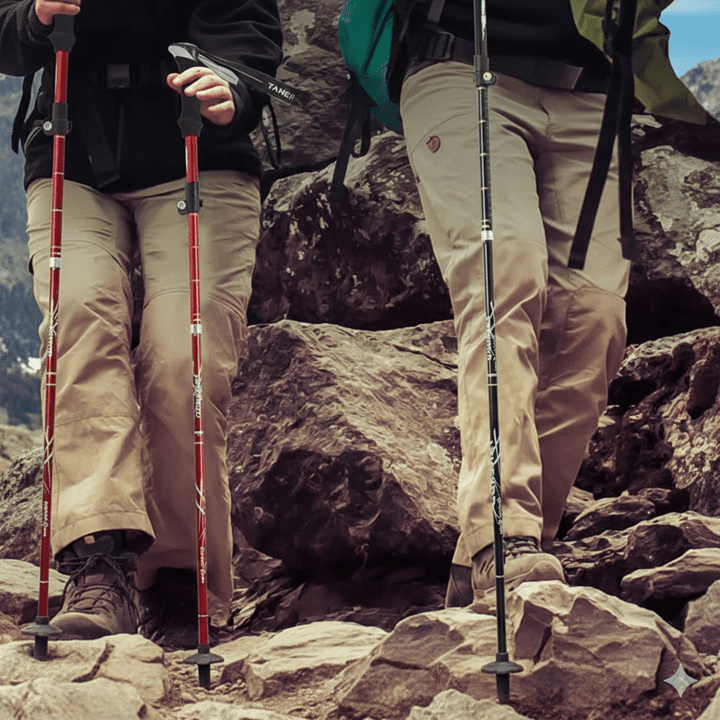 Skanto | TREKLIGHT POLER – Ultralette sammenleggbare turstenger for fotturer og camping