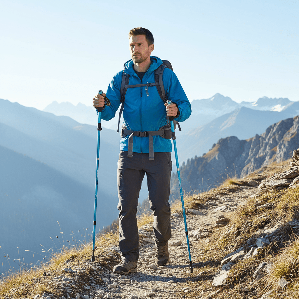 Skanto | TREKLIGHT POLER – Ultralette sammenleggbare turstenger for fotturer og camping