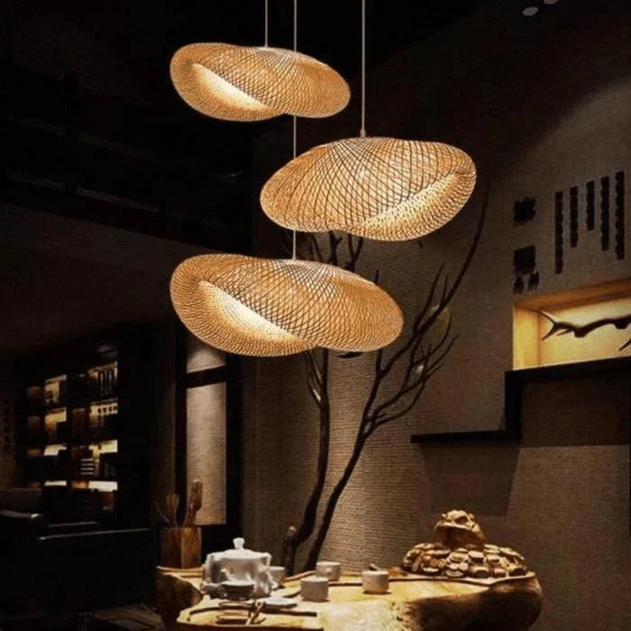 Frendorf | Trendy Rattan Pendellampe - NaturGlow