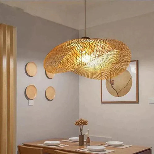 Frendorf | Trendy Rattan Pendellampe - NaturGlow