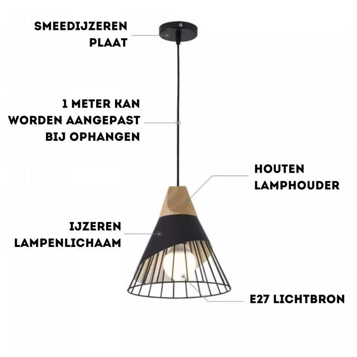 Skanto | Trendy Skandinavisk Industriell Pendellampe - UrbanBeam