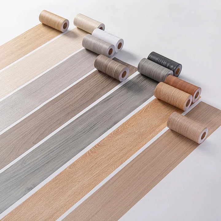 Skanto | CasaForm Premium Skirting Trim | Holdbare PVC trefiberveggbase klistremerker for moderne dekorasjon